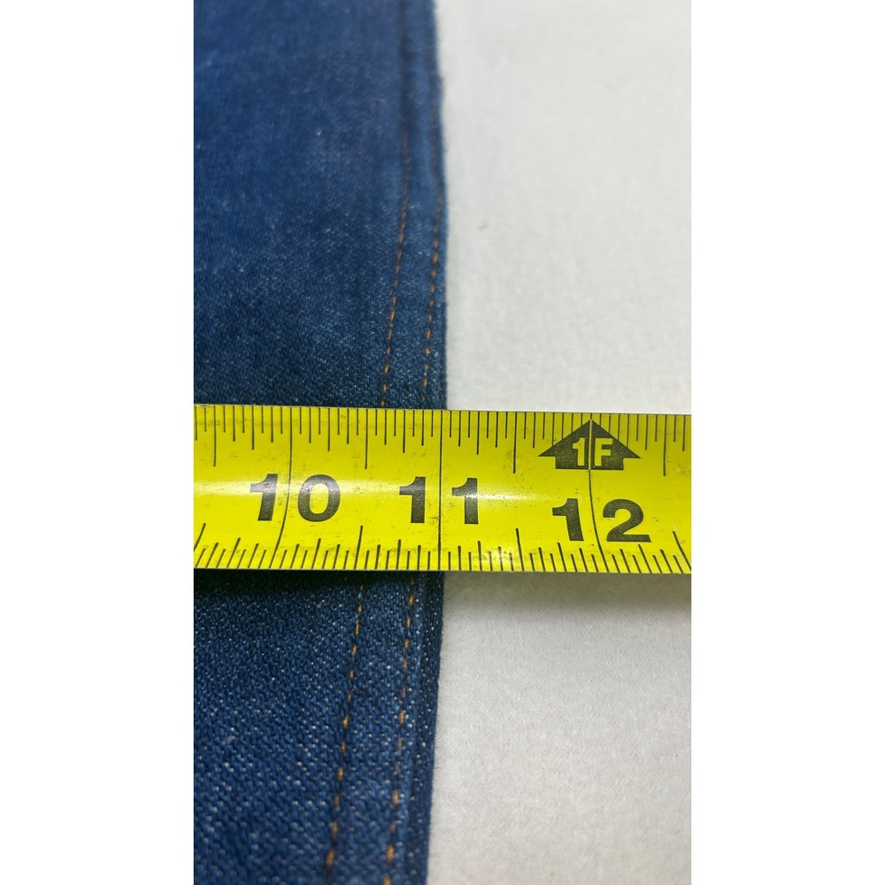 Sheplers Vintage Western Jeans Mens 33x32 Dark Wash Straight Leg Denim Blue - Picture 9 of 10